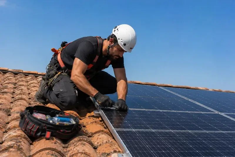 Maintenance et monitoring de panneaux solaires à Villedaigne