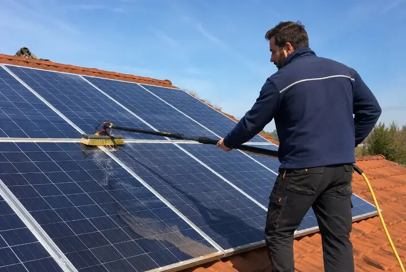 Nettoyage et entretien de panneaux solaires à Villedaigne
